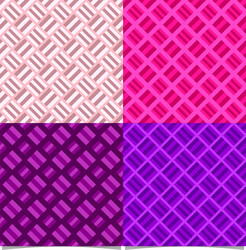 abstract seamless pattern set - square background vector image