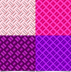 Abstract seamless pattern set - square background vector