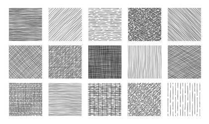 Crosshatch Texture Patterns vector image