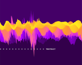 abstract wavy background dynamic effect vector image