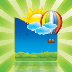 Spring frame vector