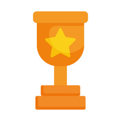 Gold trophy icon Royalty Free Vector Image - VectorStock