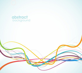Dynamic Line Background vector image