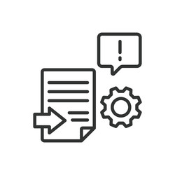 Enhanced Logging Icon - System Monitoring vector image