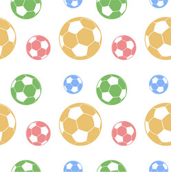 Seamless sports pattern Royalty Free Vector Image
