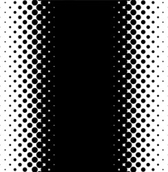 Linear halftone screentone dots circles pattern vector