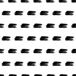 seamless pattern with hand drawn scribble smears vector image