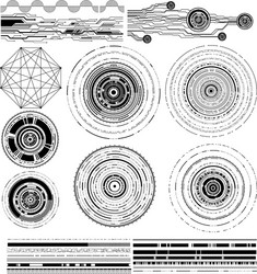 Digital Circuit Patterns vector