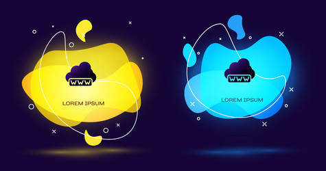 black software web development programming vector image