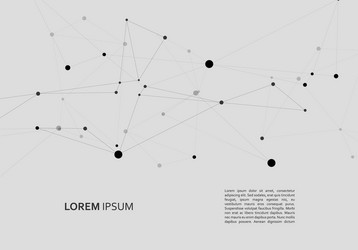 connection structure and network abstract vector image