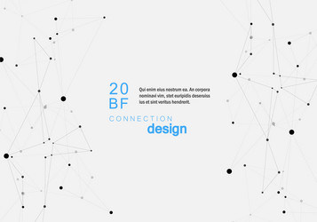 connection structure and network abstract vector image