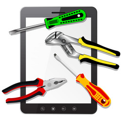 tablet pc computer vector