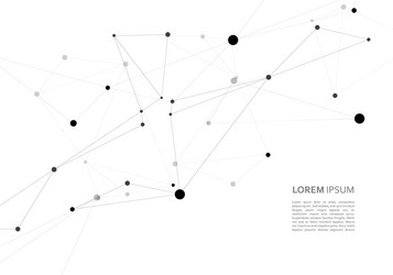 connection structure and network abstract vector image