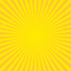 Sun rays orange background sunrise and sunset Vector Image