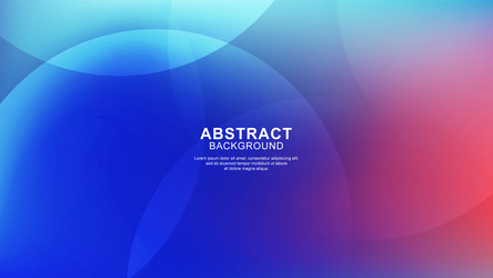 modern circles background with gradient style vector image