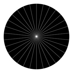 Pie chart graph circle circular diagram from vector