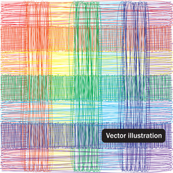 Chromatic Color Block Pattern vector image