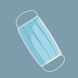 Medical mask design object objects vector