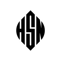 Hsn logo letter design Royalty Free Vector Image