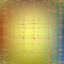 abstract mesh polygonal background scope vector image