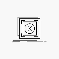 error application message problem server line vector image