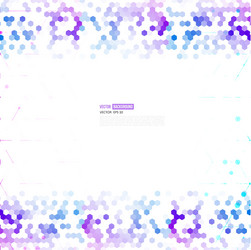 abstract 3d hexagonal vector image