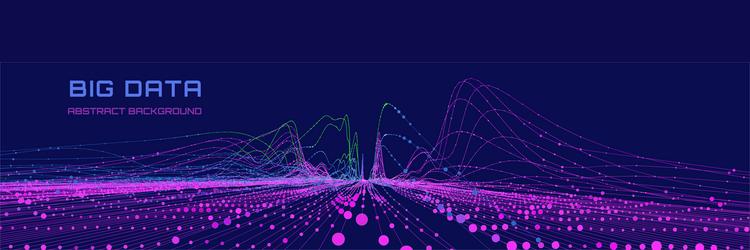 abstract analytical background with analyze data vector image