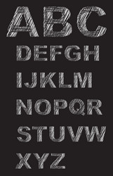 Alphabet background Royalty Free Vector Image - VectorStock