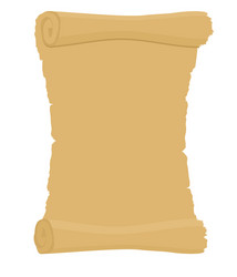 ancient scroll empty the old document archaic vector