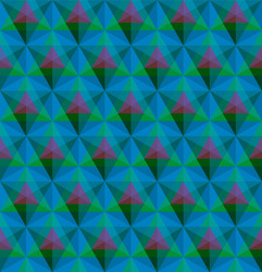 Triangular geometric seamless pattern vector