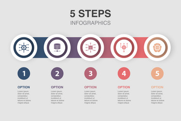 Data Aggregation & Analysis vector image