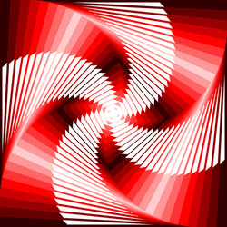 design colorful vortex movement geometric pattern vector image
