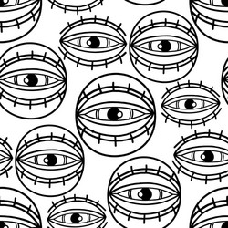 graphic all seeing eye Vector Image