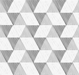 seamless geometric pattern set in retro style vector image