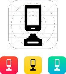 Best phone icon on white background vector