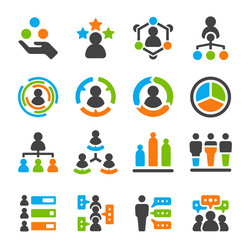 Talent icon set Royalty Free Vector Image - VectorStock
