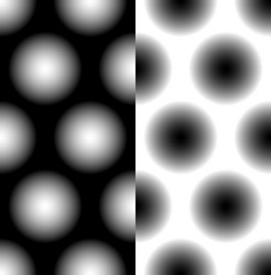 seamless pattern with faded circles - dotted vector image