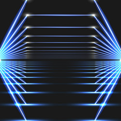 modern technology with square mesh vector image