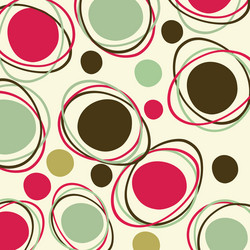 Retro Circle Pattern vector image