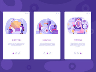 Cyber security and online privacy gradient scenes vector