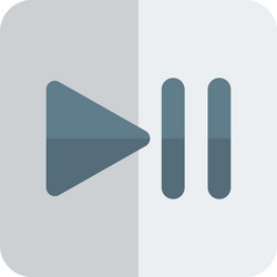 Play and pause single key with multiple function vector