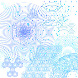 science and mathematics abstract background vector image