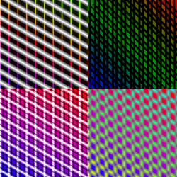set of stylized abstract background glowing lines Vector Image