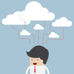 Cloud Computing Network vector image