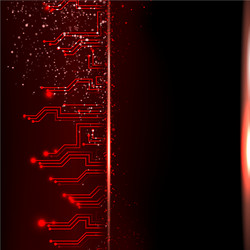 Dynamic Circuit Technology Background vector image