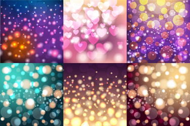 creative bokeh universal texture abstract colorful vector image