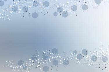 science network pattern connecting lines and dots vector image