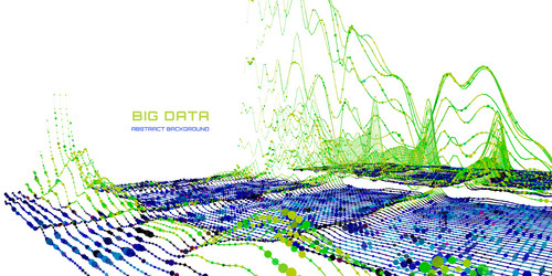 abstract analytical background with graph vector image