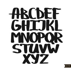 Elegant Calligraphic Script vector image