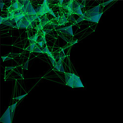 abstract background with dotted grid vector image